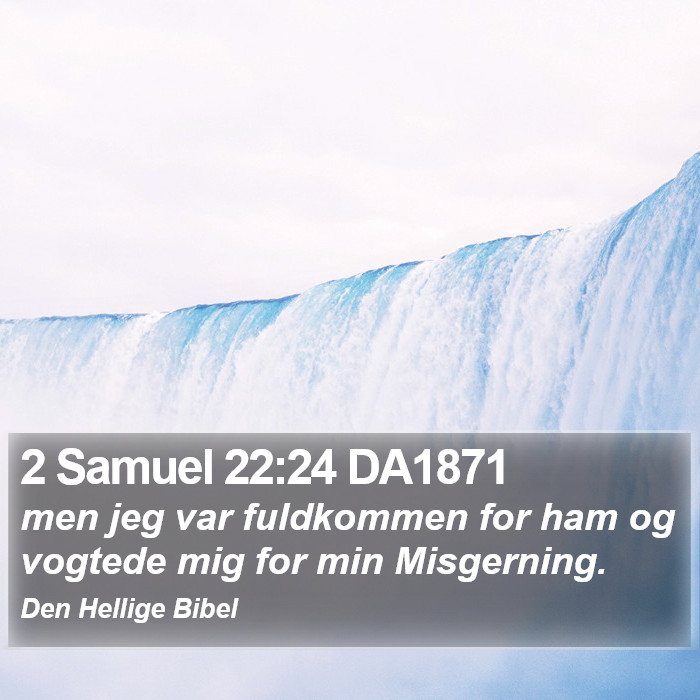 2 Samuel 22:24 DA1871 Bible Study