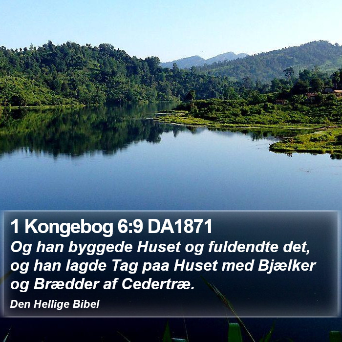 1 Kongebog 6:9 DA1871 Bible Study