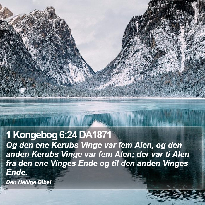 1 Kongebog 6:24 DA1871 Bible Study