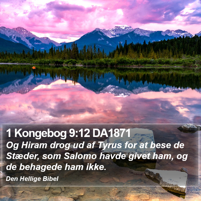 1 Kongebog 9:12 DA1871 Bible Study