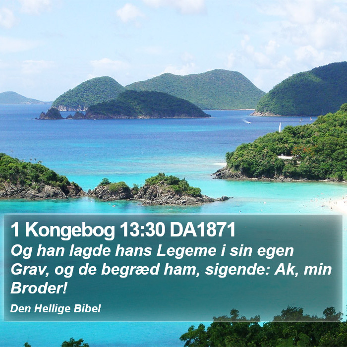 1 Kongebog 13:30 DA1871 Bible Study