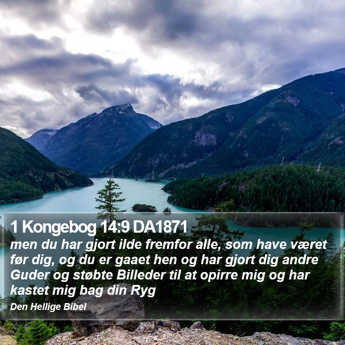 1 Kongebog 14:9 DA1871 Bible Study