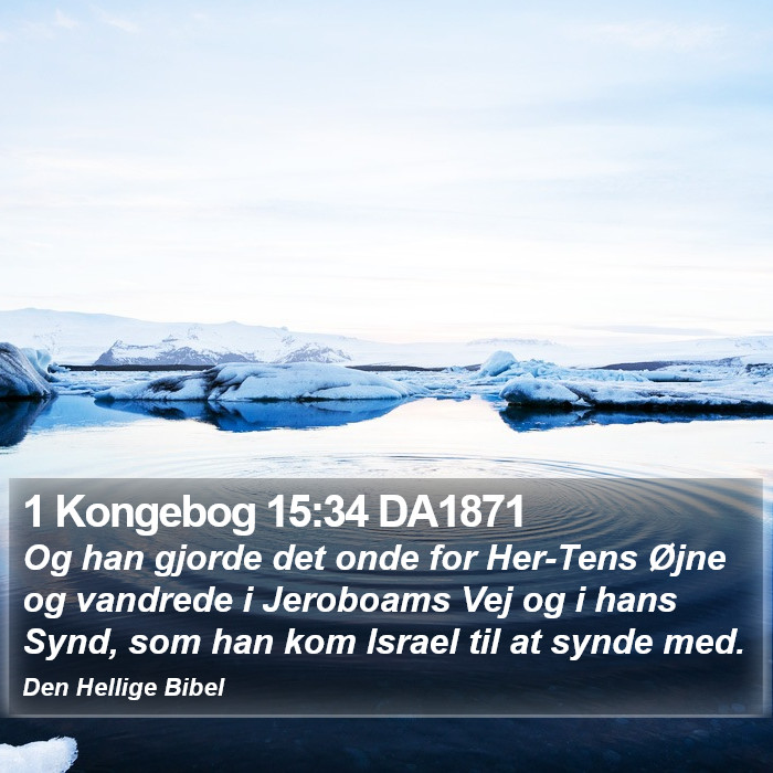 1 Kongebog 15:34 DA1871 Bible Study