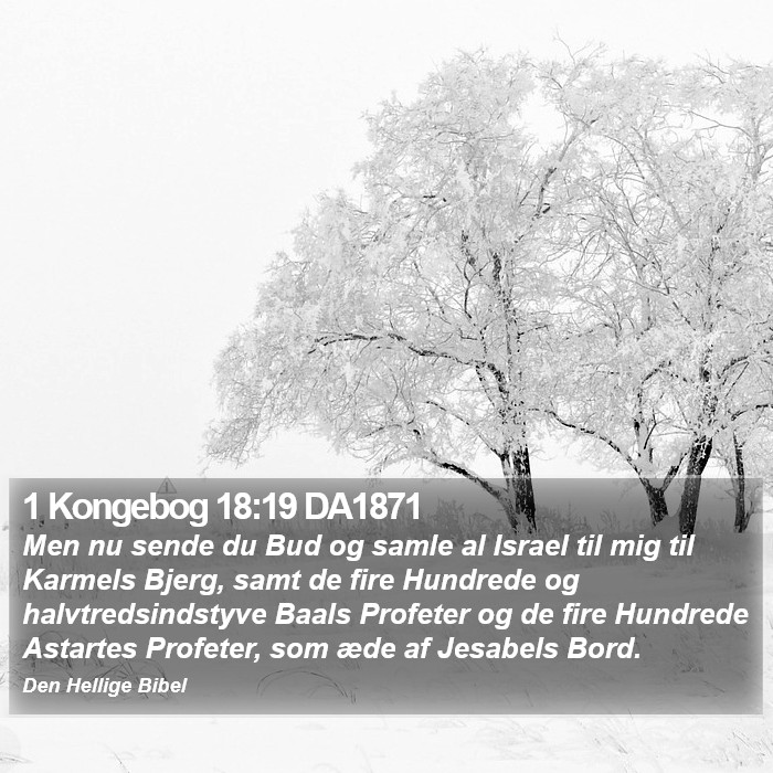 1 Kongebog 18:19 DA1871 Bible Study