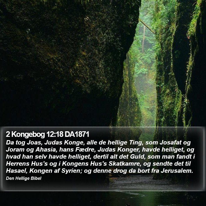 2 Kongebog 12:18 DA1871 Bible Study