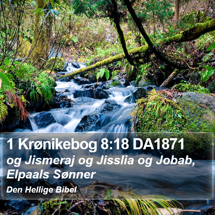 1 Krønikebog 8:18 DA1871 Bible Study