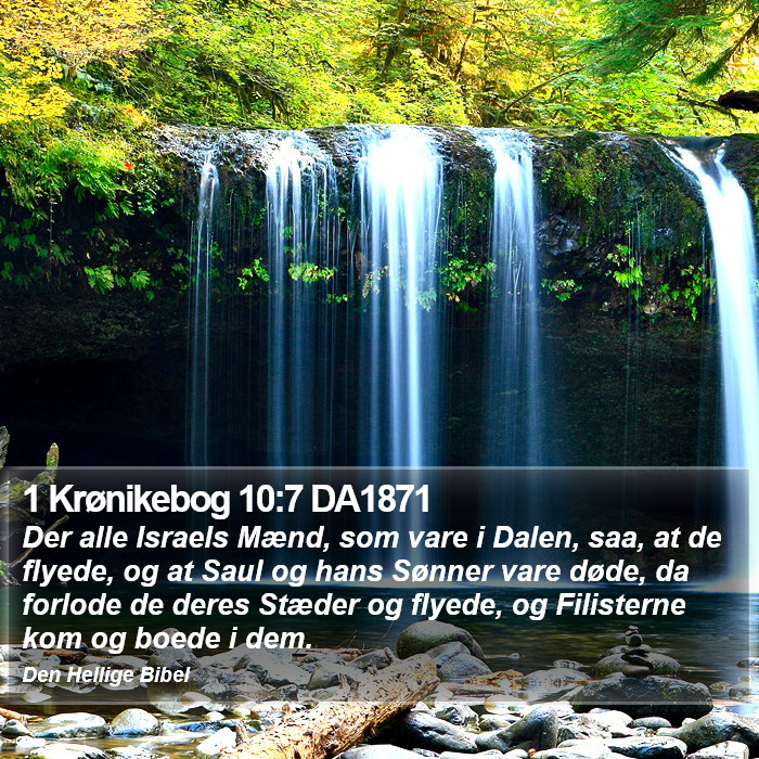 1 Krønikebog 10:7 DA1871 Bible Study