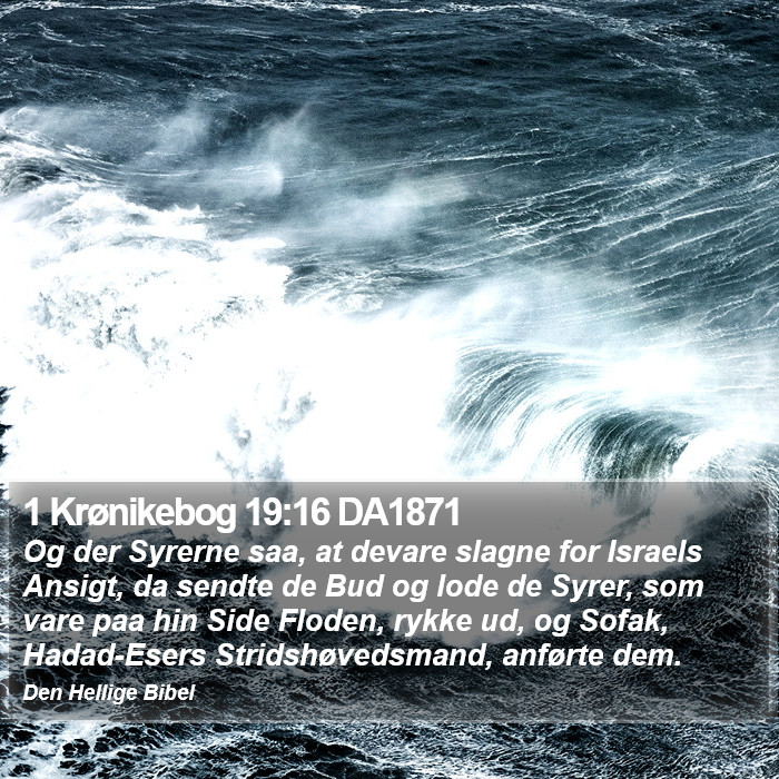 1 Krønikebog 19:16 DA1871 Bible Study