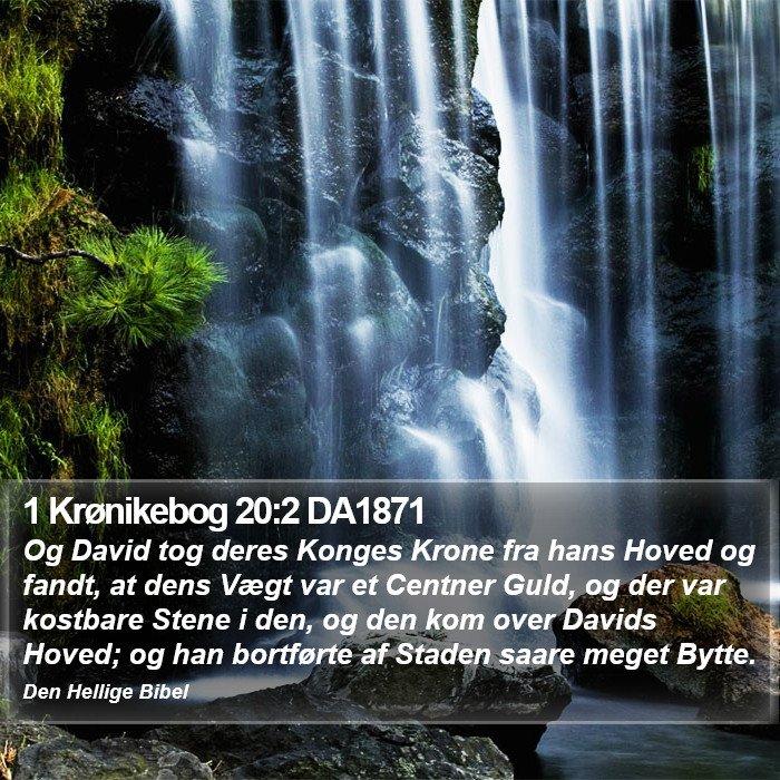1 Krønikebog 20:2 DA1871 Bible Study