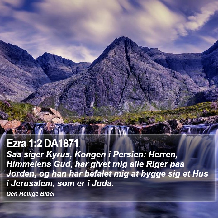 Ezra 1:2 DA1871 Bible Study