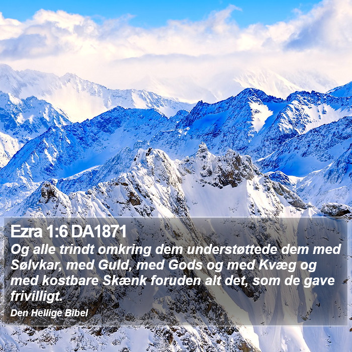 Ezra 1:6 DA1871 Bible Study