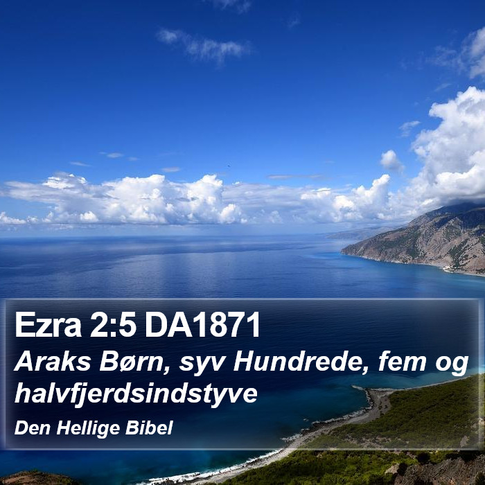 Ezra 2:5 DA1871 Bible Study