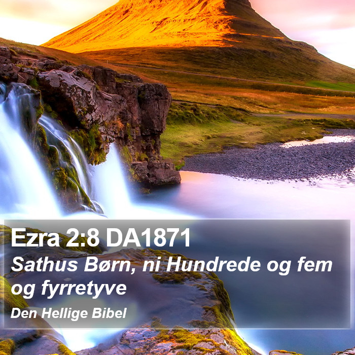 Ezra 2:8 DA1871 Bible Study