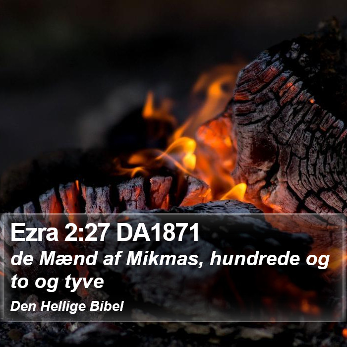 Ezra 2:27 DA1871 Bible Study