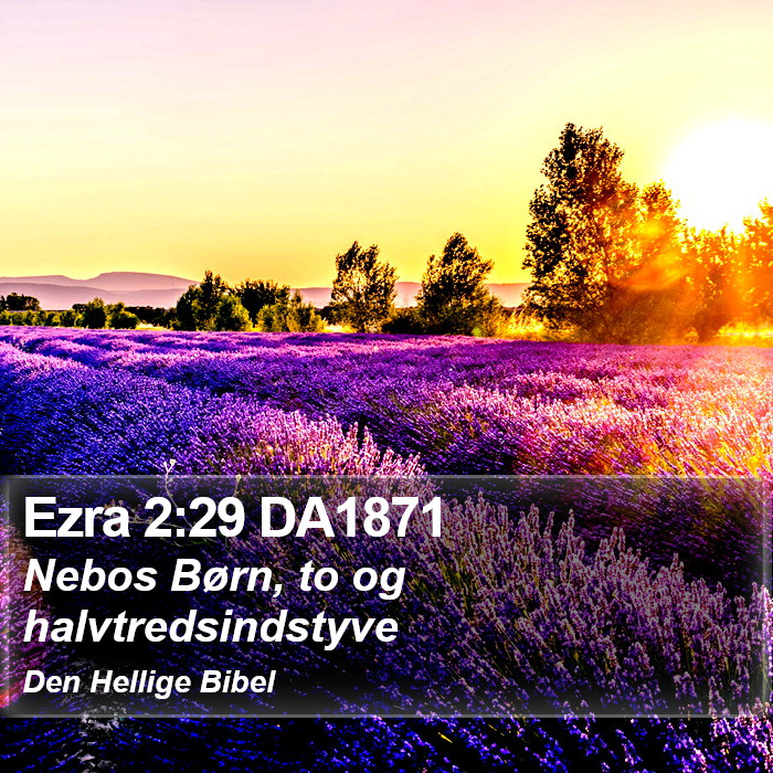 Ezra 2:29 DA1871 Bible Study