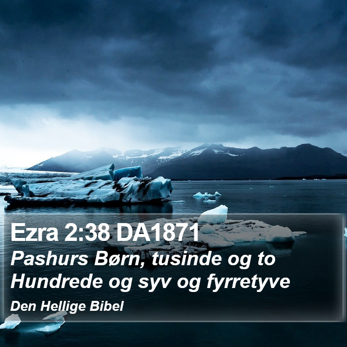 Ezra 2:38 DA1871 Bible Study