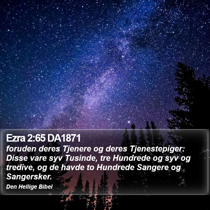 Ezra 2:65 DA1871 Bible Study