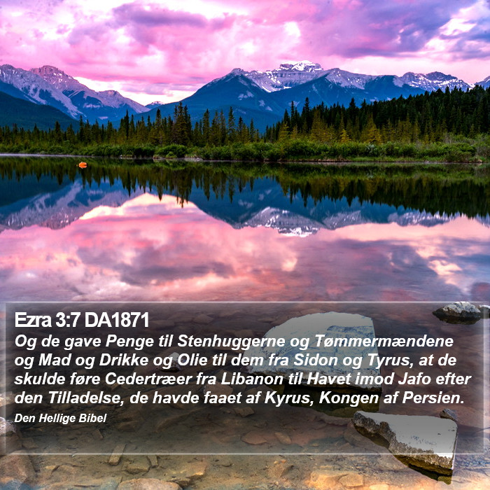 Ezra 3:7 DA1871 Bible Study