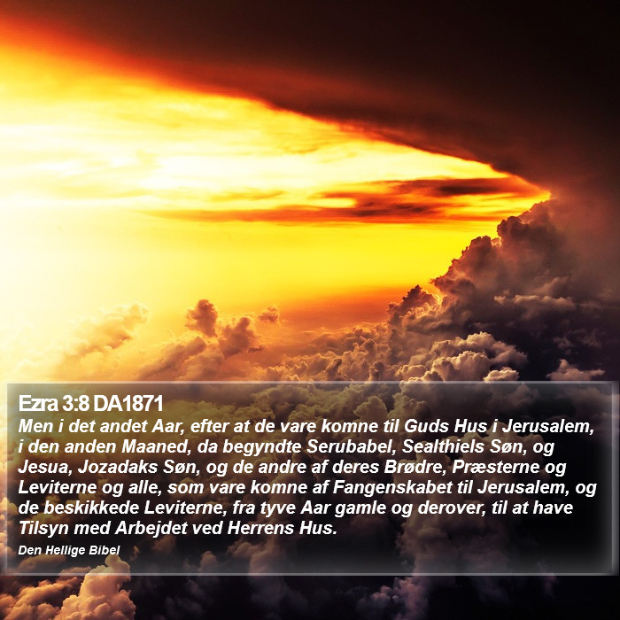 Ezra 3:8 DA1871 Bible Study