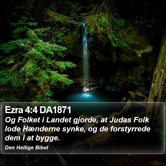Ezra 4:4 DA1871 Bible Study