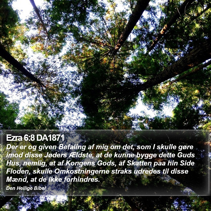 Ezra 6:8 DA1871 Bible Study