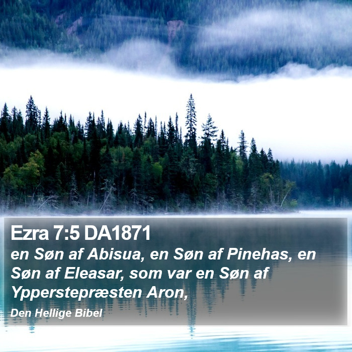 Ezra 7:5 DA1871 Bible Study