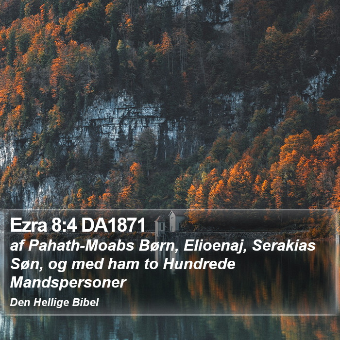 Ezra 8:4 DA1871 Bible Study