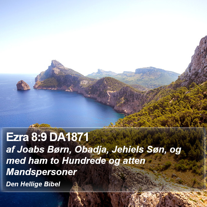 Ezra 8:9 DA1871 Bible Study