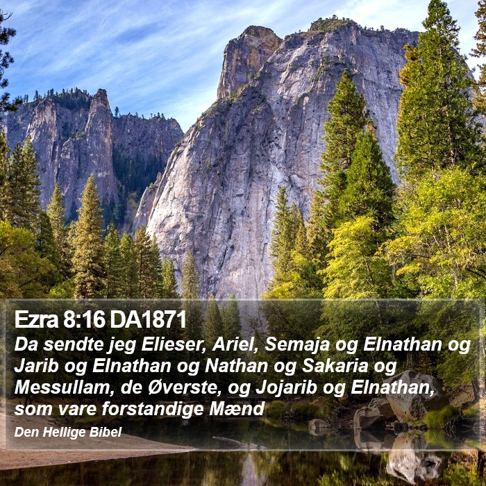 Ezra 8:16 DA1871 Bible Study