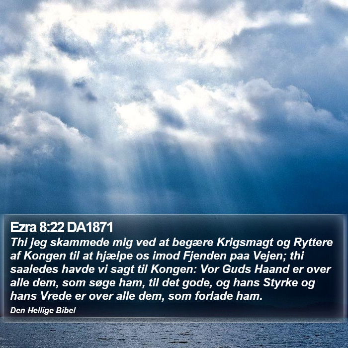 Ezra 8:22 DA1871 Bible Study