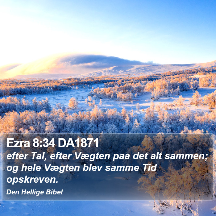 Ezra 8:34 DA1871 Bible Study