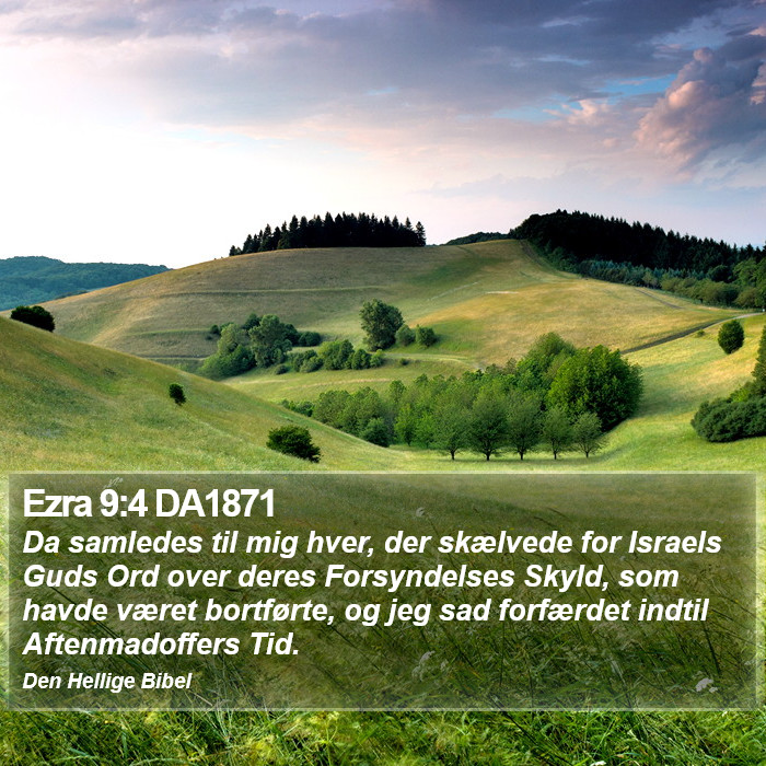 Ezra 9:4 DA1871 Bible Study