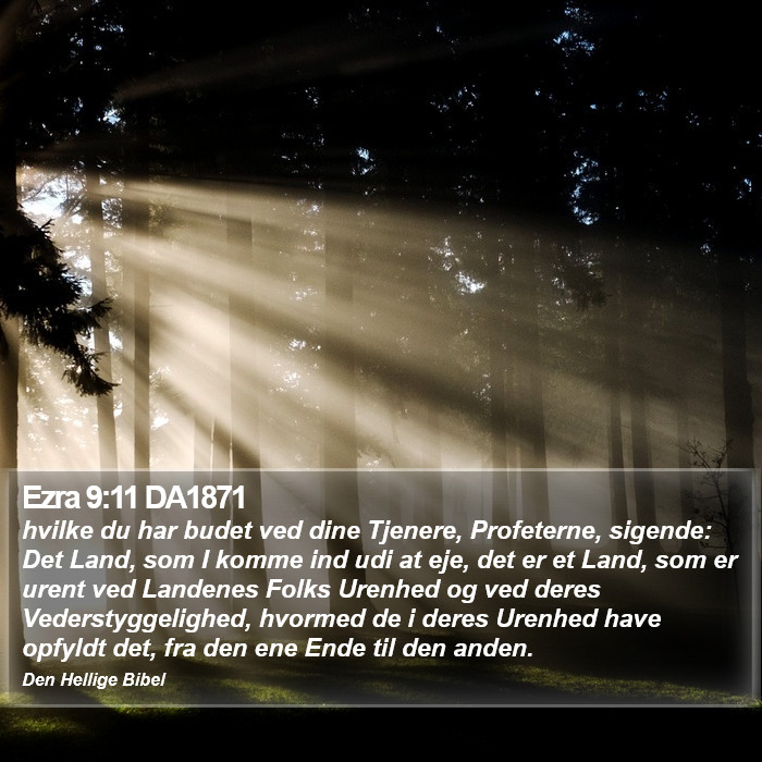 Ezra 9:11 DA1871 Bible Study