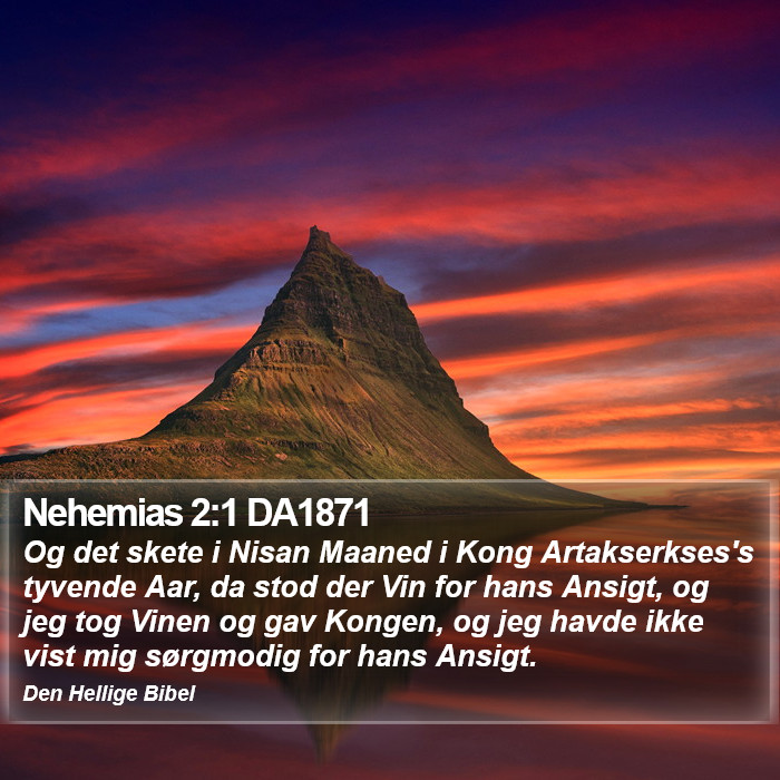 Nehemias 2:1 DA1871 Bible Study