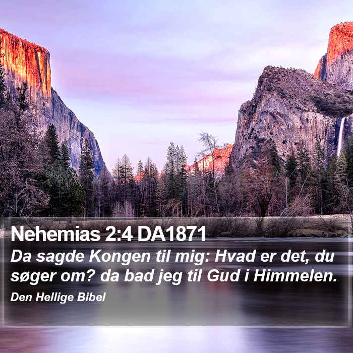 Nehemias 2:4 DA1871 Bible Study