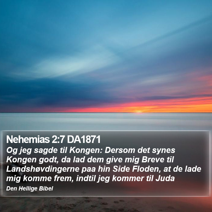 Nehemias 2:7 DA1871 Bible Study