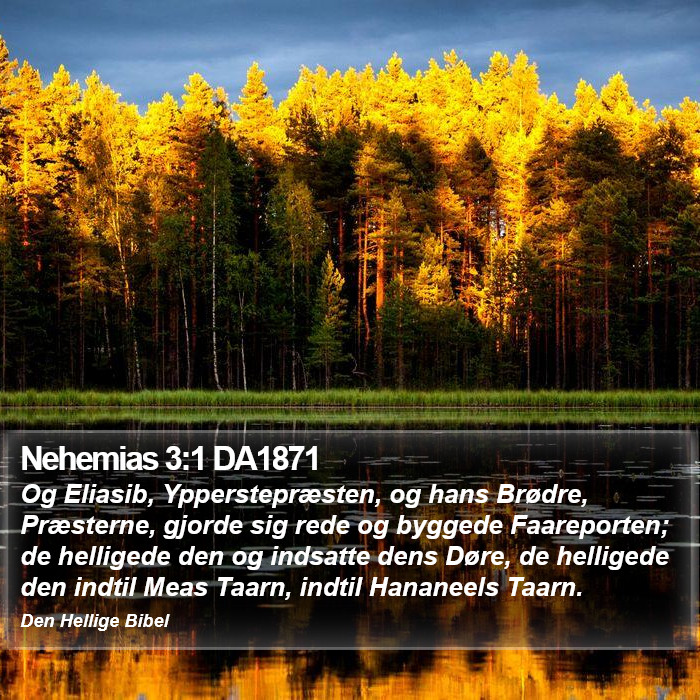 Nehemias 3:1 DA1871 Bible Study