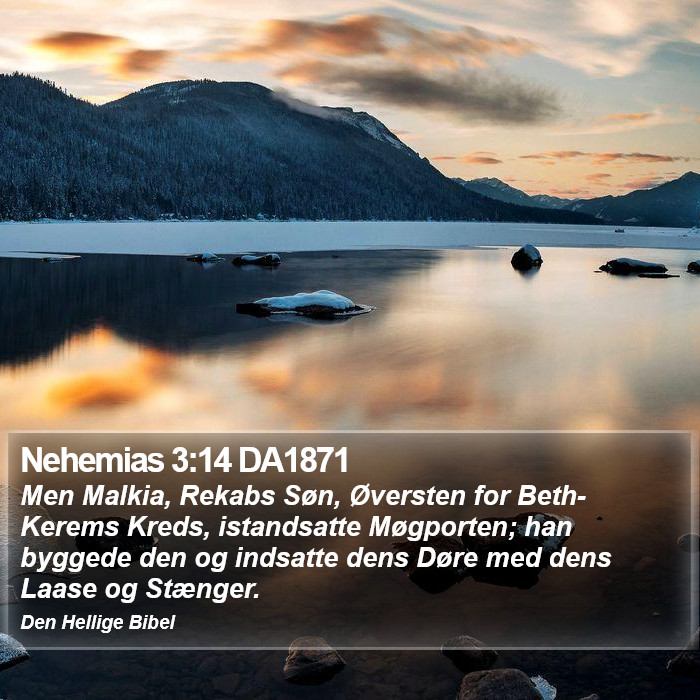 Nehemias 3:14 DA1871 Bible Study