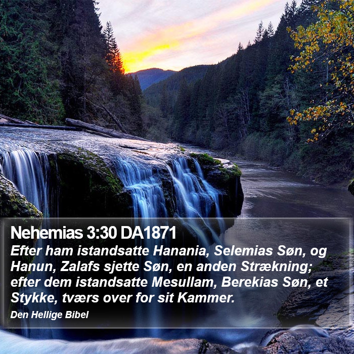 Nehemias 3:30 DA1871 Bible Study