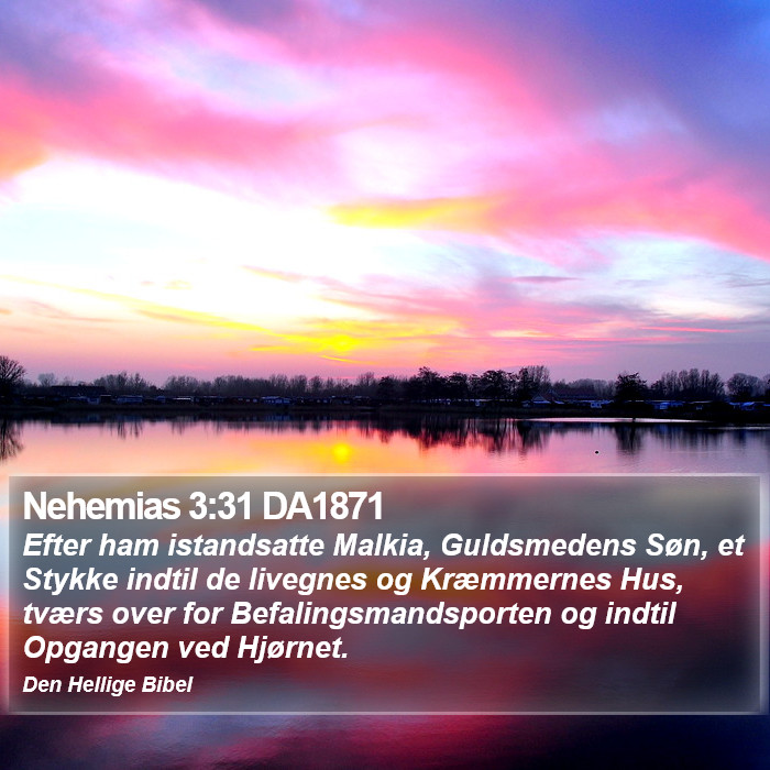 Nehemias 3:31 DA1871 Bible Study