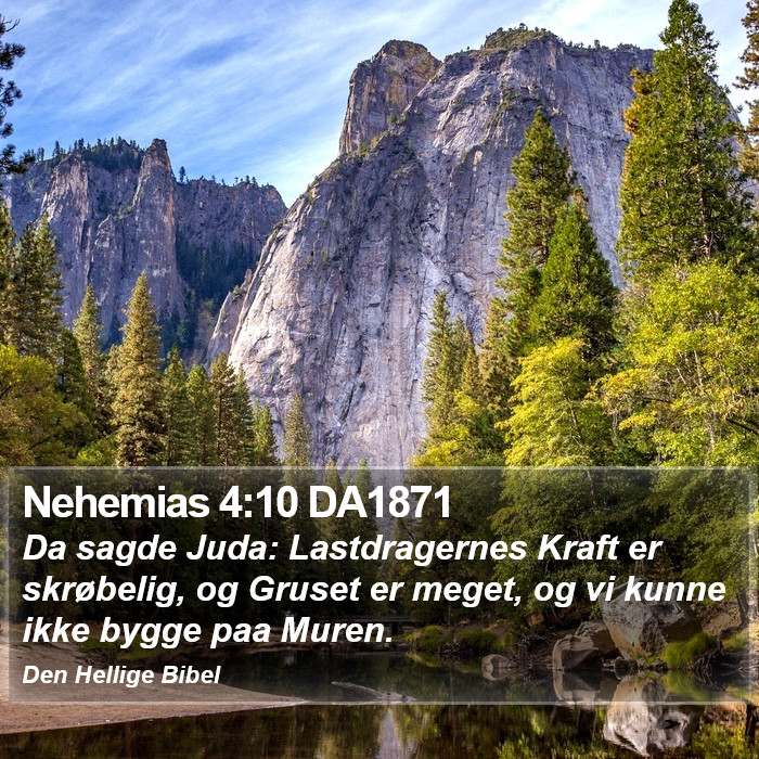 Nehemias 4:10 DA1871 Bible Study