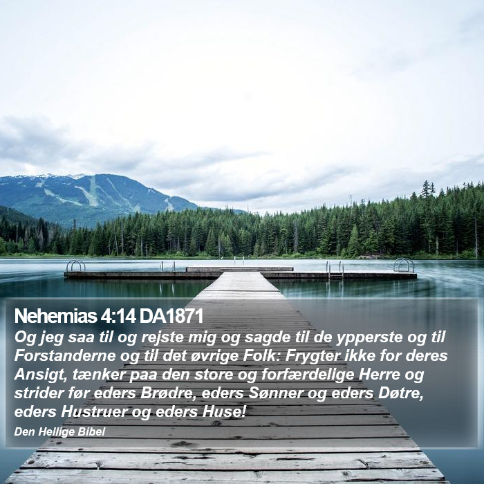 Nehemias 4:14 DA1871 Bible Study