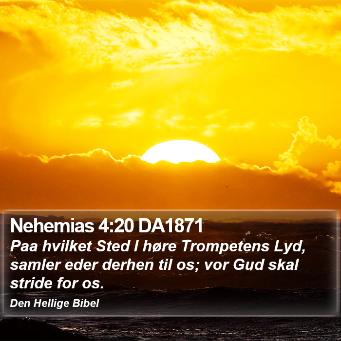 Nehemias 4:20 DA1871 Bible Study