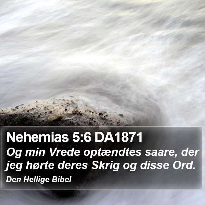 Nehemias 5:6 DA1871 Bible Study