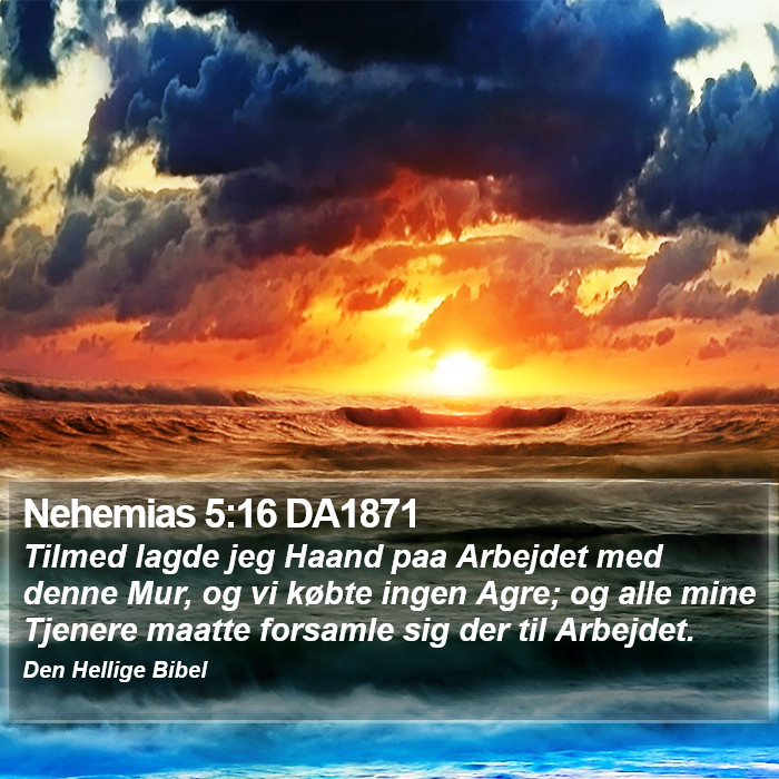 Nehemias 5:16 DA1871 Bible Study