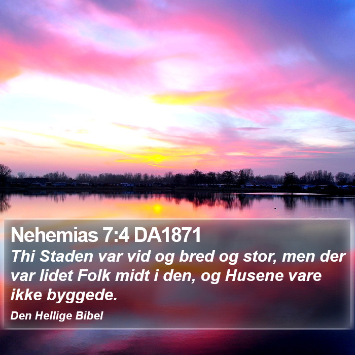 Nehemias 7:4 DA1871 Bible Study