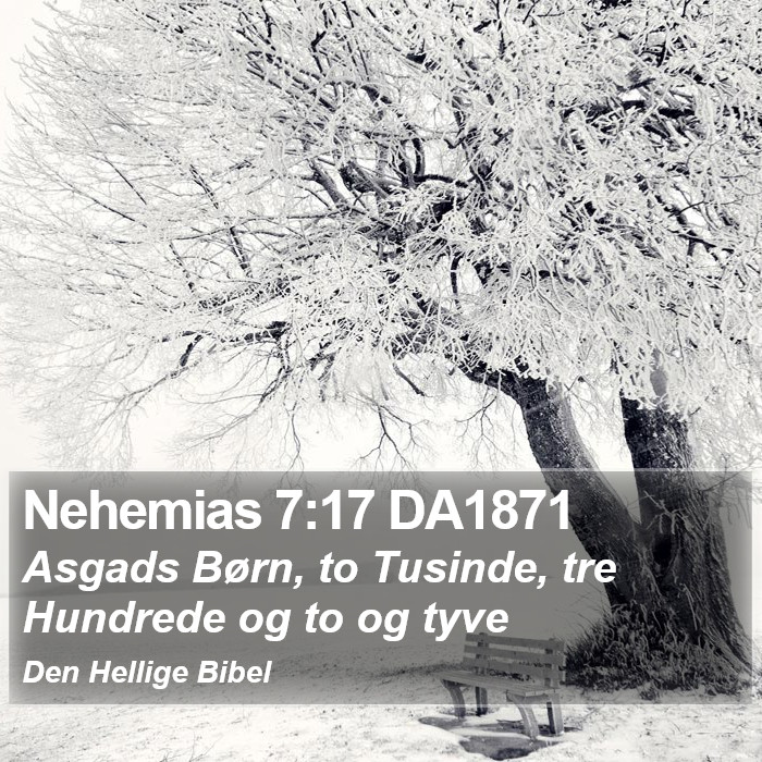 Nehemias 7:17 DA1871 Bible Study