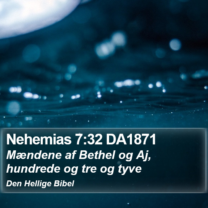 Nehemias 7:32 DA1871 Bible Study