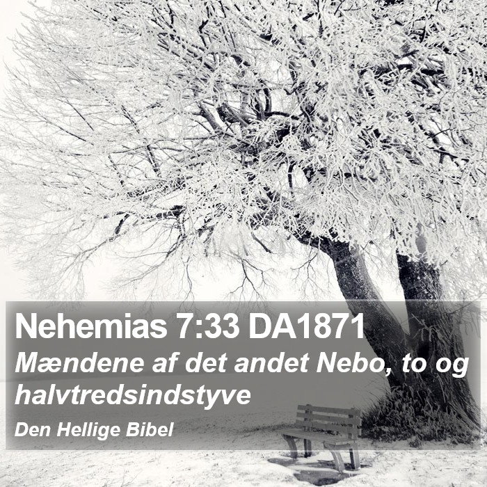 Nehemias 7:33 DA1871 Bible Study