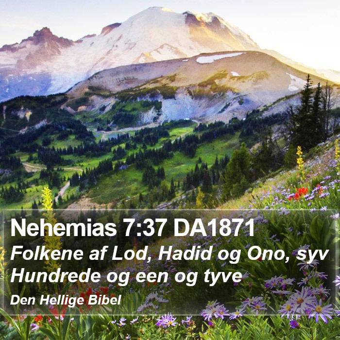 Nehemias 7:37 DA1871 Bible Study